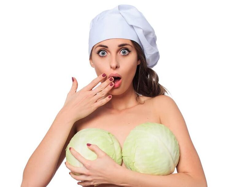Cabbage for breast enlargement