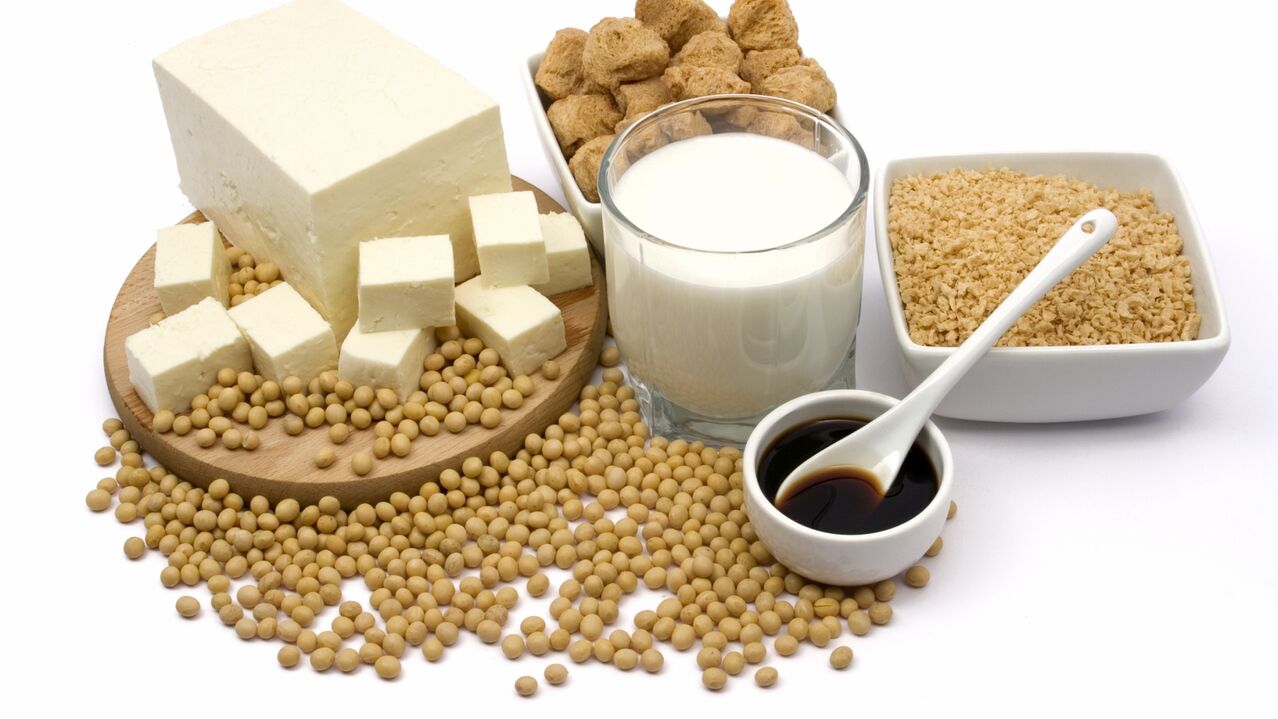 Soy products for breast enlargement