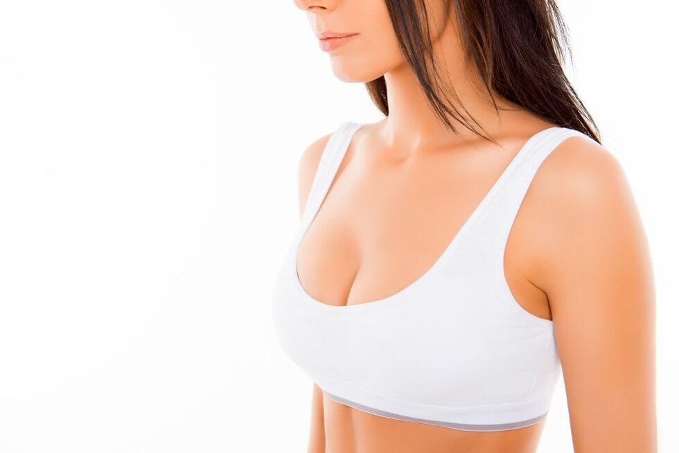 Change of posture after breast augmentation