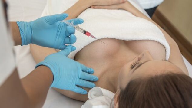 Breast enlargement with hyaluronic acid