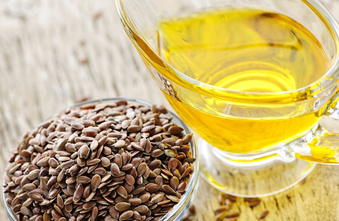 Flaxseed oil for breast enlargement