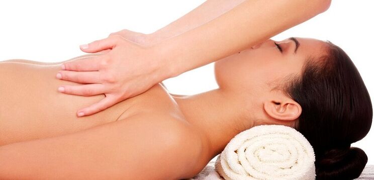 Massage to enlarge breasts